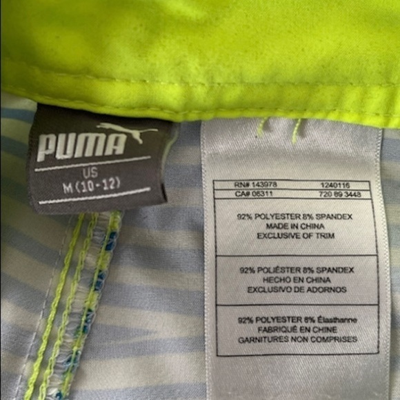 Puma swim trunk and cat & Jack Rashguard Size M (10/12) - Picture 11 of 12